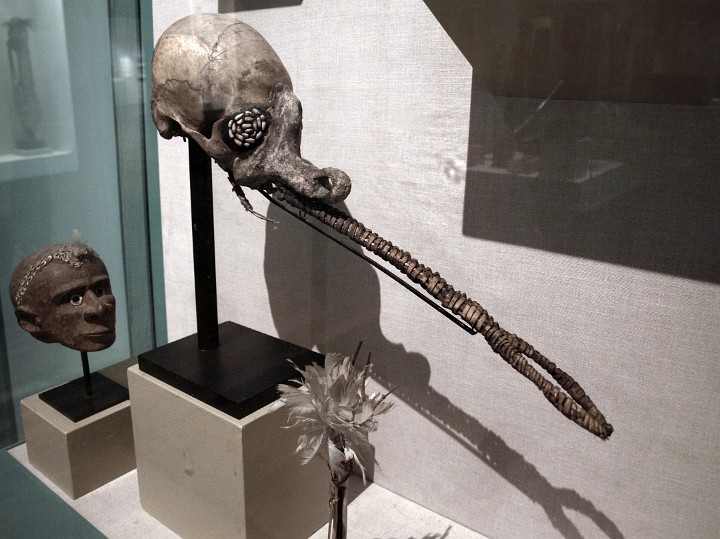 Overmodelled Skull From Papua New Guinea Overmodelled Skull From Papua New Guinea